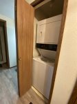 Stackable Washer/Dryer in Basement